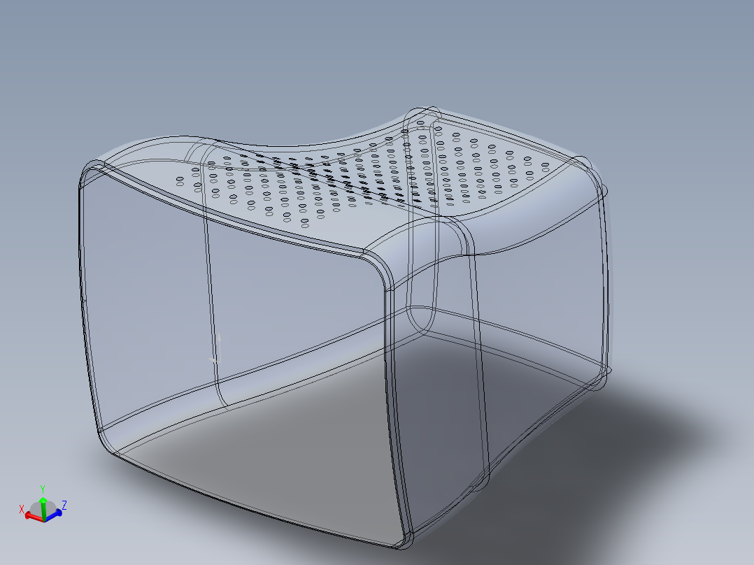 曲面练习-电脑后罩