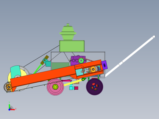 小型路面扫雪机的设计（小型除雪机含三维SW+CAD图纸+说明书）前视缩略图