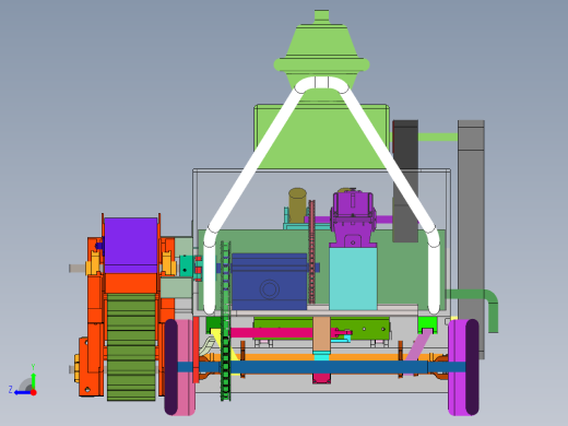小型路面扫雪机的设计（小型除雪机含三维SW+CAD图纸+说明书）右视缩略图