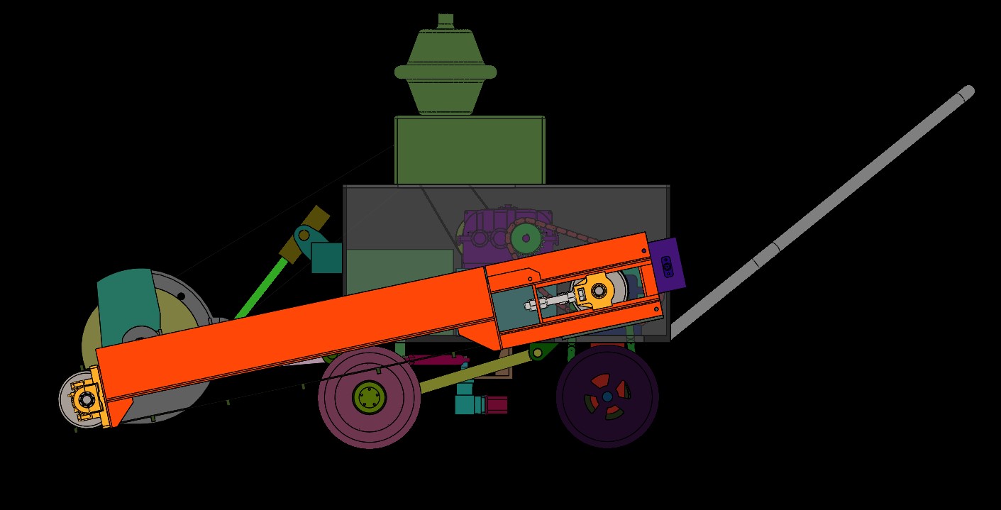 小型路面扫雪机的设计（小型除雪机含三维SW+CAD图纸+说明书）