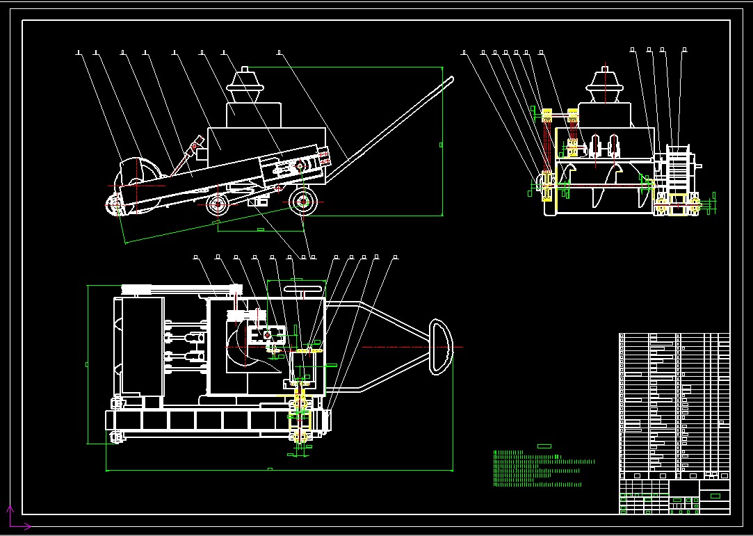 小型路面扫雪机的设计（小型除雪机含三维SW+CAD图纸+说明书）