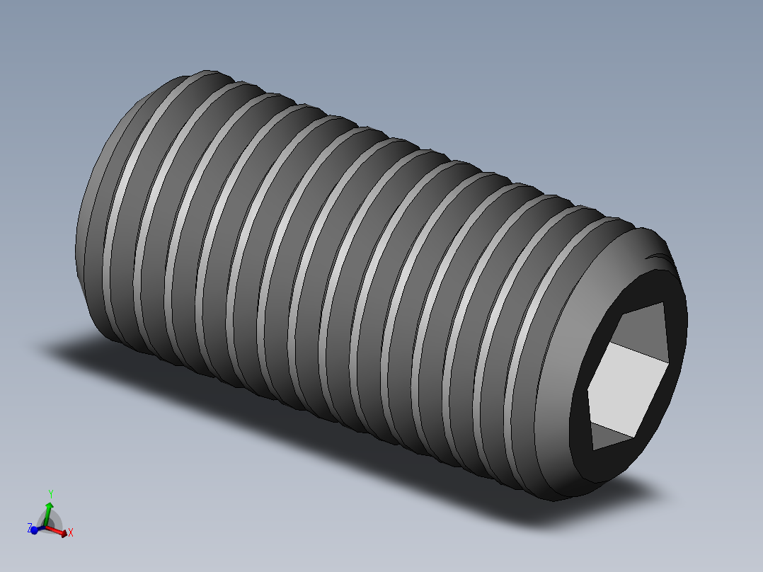 DIN 913-ISO 4026 固定螺钉-M20 L=40.SLDPRT