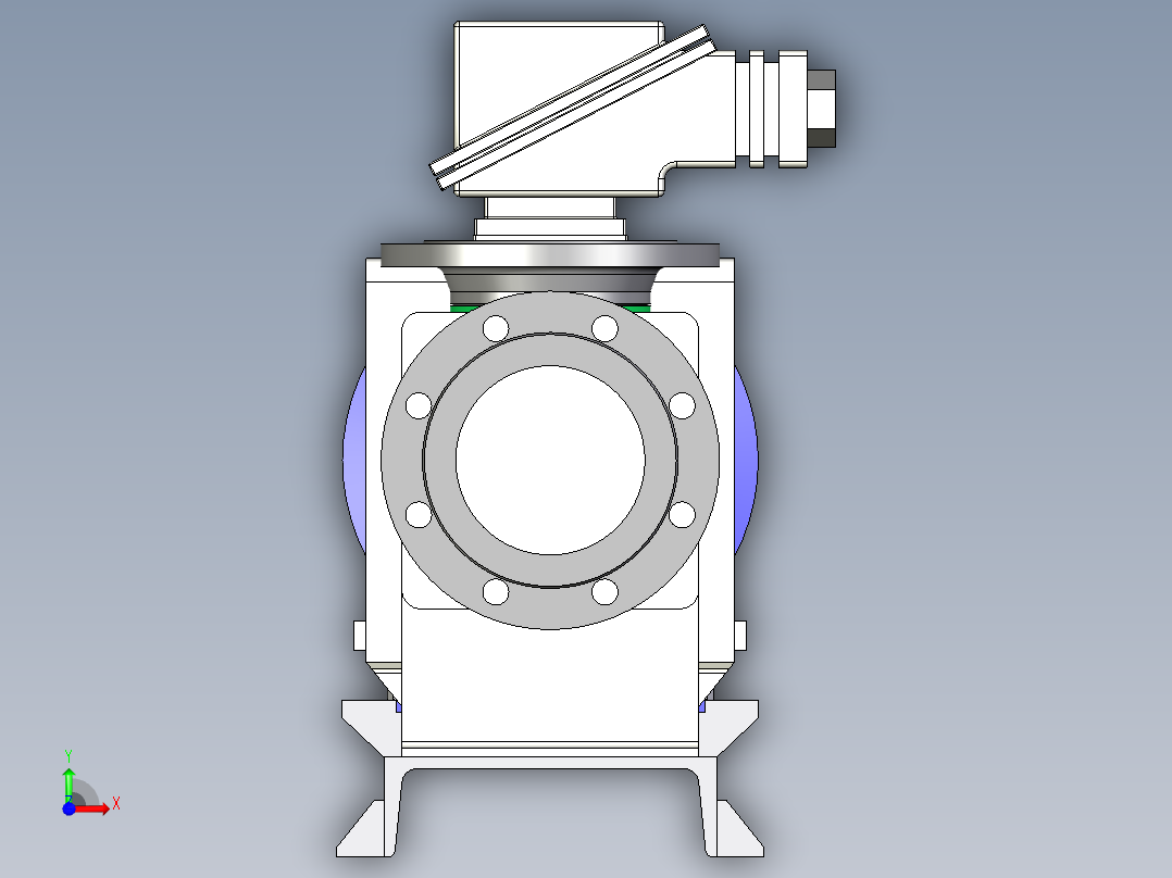 螺杆泵模型前视图
