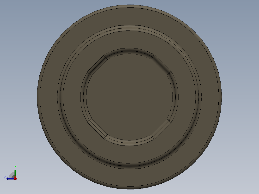 乐高机械组车桥-6587 DkTan Technic Axle 3 with Stud右视图