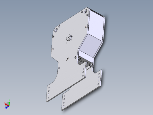 重载高层高速电梯对重组件主视缩略图