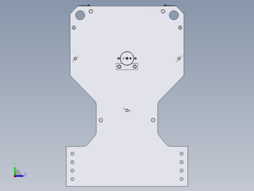 重载高层高速电梯对重组件左视缩略图