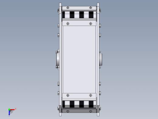 重载高层高速电梯对重组件俯视缩略图