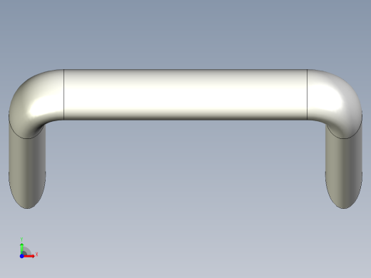 取手(鋁合金)MH-3D多系列多零件图纸模型前视缩略图