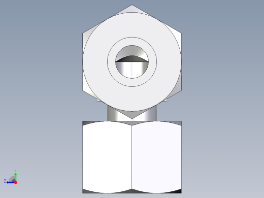 卡套式工业通用硬管接头EO_Standpipe_elbow_EVW12S71右视缩略图
