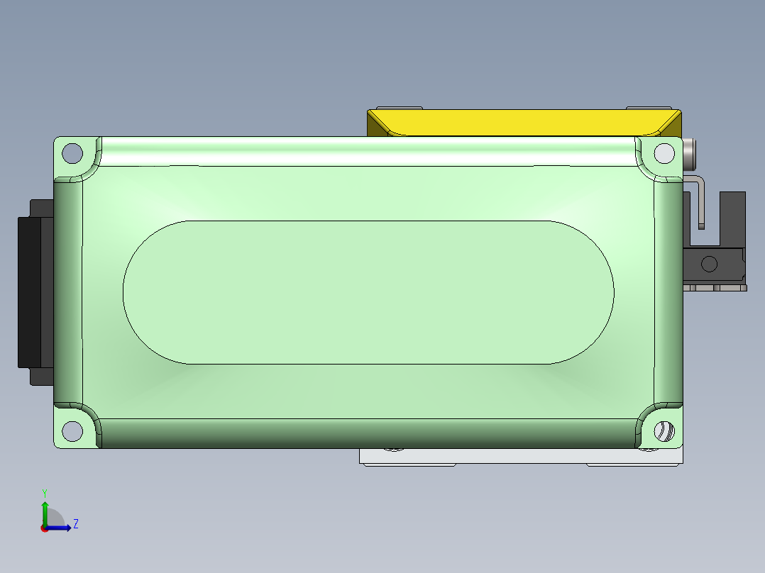 GTH内嵌丝杆全封闭GTH5-BR-100W左视图