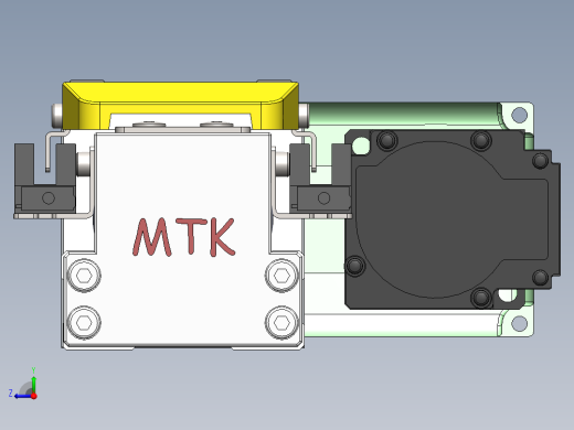 GTH内嵌丝杆全封闭GTH5-BR-100W右视缩略图