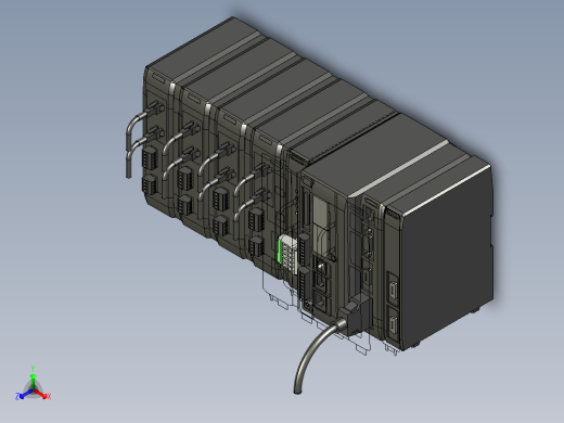 基恩士CV-5001_5501_5701+CV-E500+CA-NCL10E+CA-DC20E_4_kc图纸模型