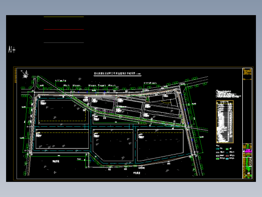 四川成都闵胜总图建筑工程CAD