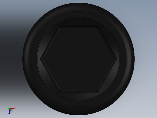 紧固件-0.4375 Socked Head俯视缩略图