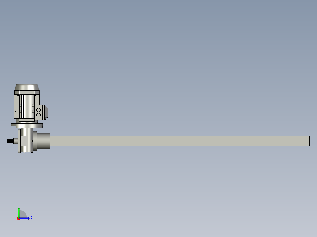 DSWLB2.5T-P-1B-III-1200-AFZ-0.37KW左视图