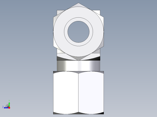 卡套式工业通用硬管接头EO_Union_tee_T08LLCF右视缩略图