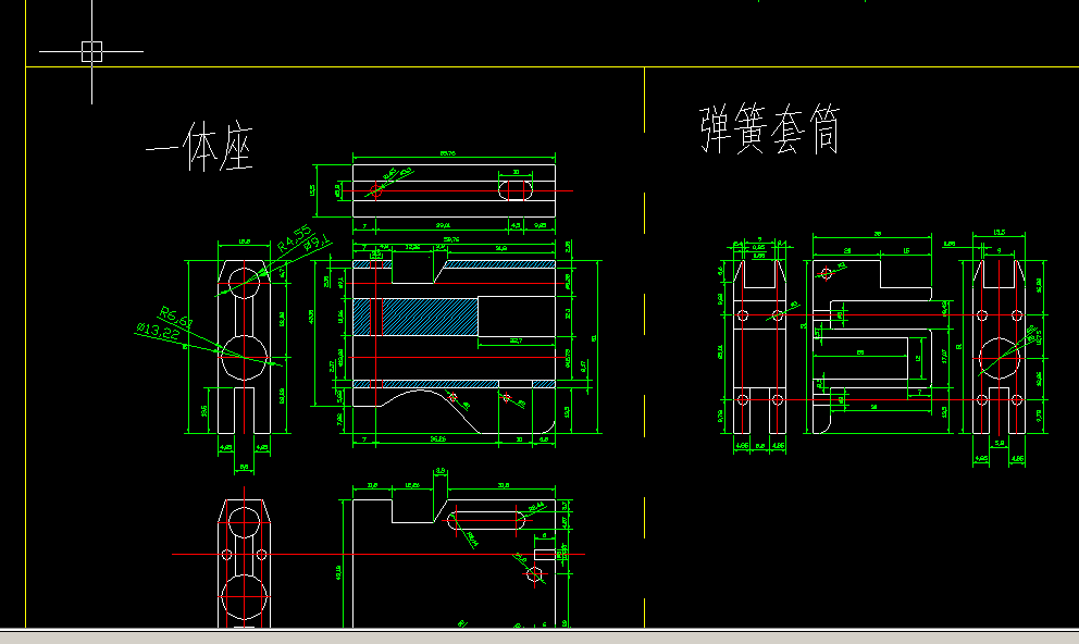 竞技气手枪（竞技气手狗）加工图纸（精品全套CAD详细图）