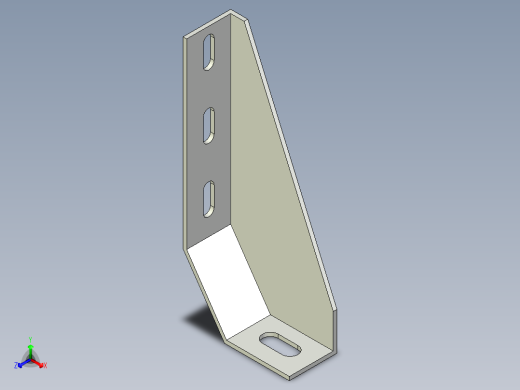 型材-40X200 FOUNDATION BRACKET KJN146848正等轴测缩略图