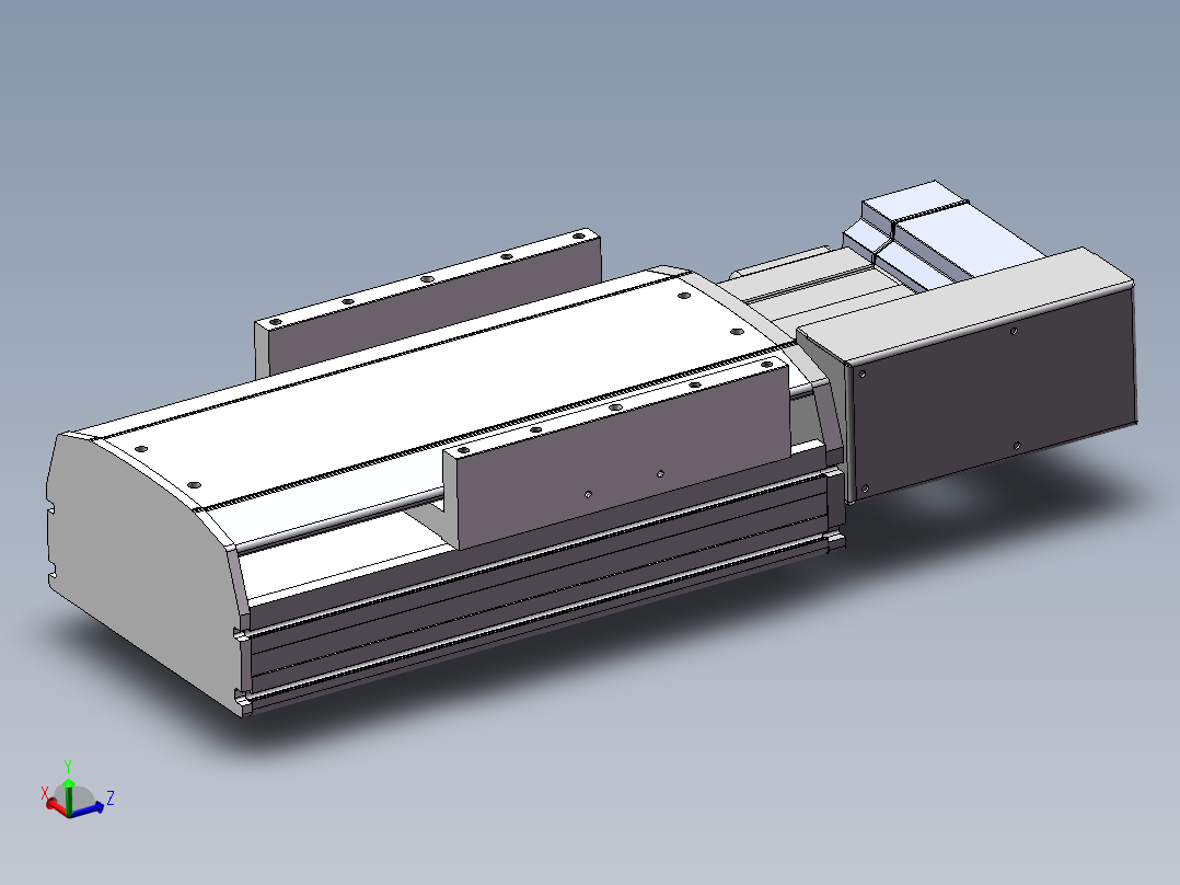 MTB同步带半封闭MTB22M-L-750W主视图