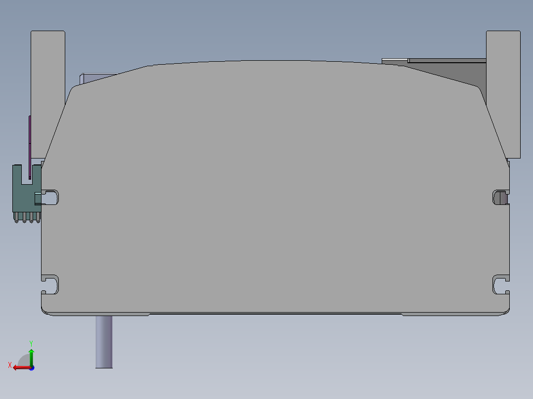 MTB同步带半封闭MTB22M-L-750W后视图