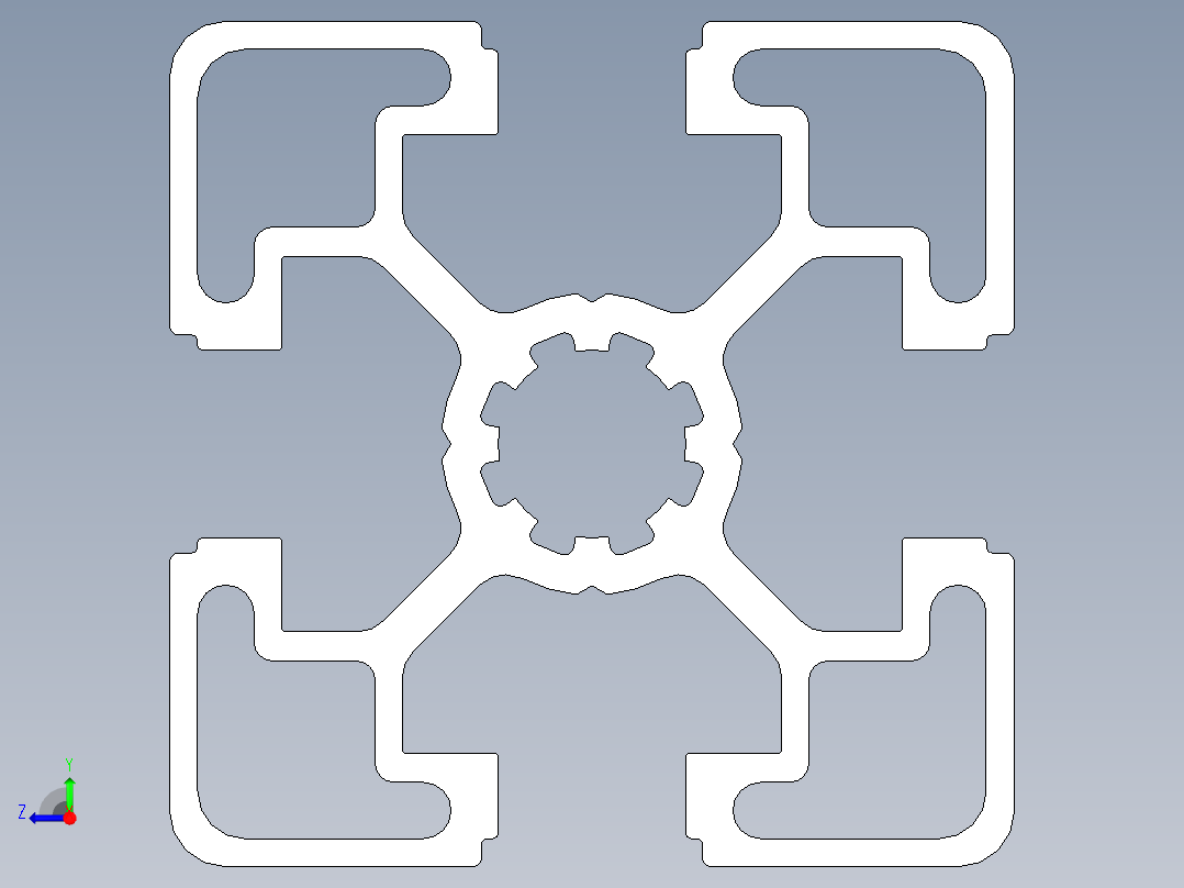 型材-BR 45X45L KJN992425.STEP右视图