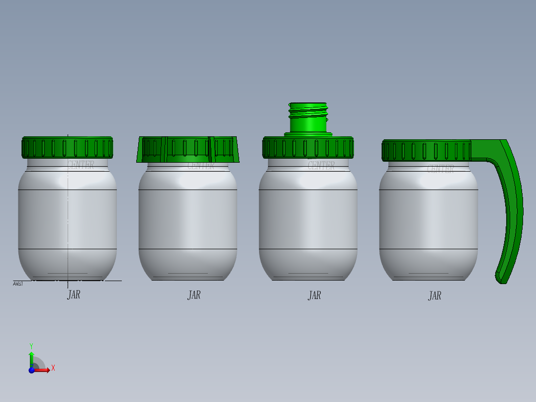 瓶盖、盖子(71)前视图