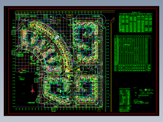 万科六期总平面图