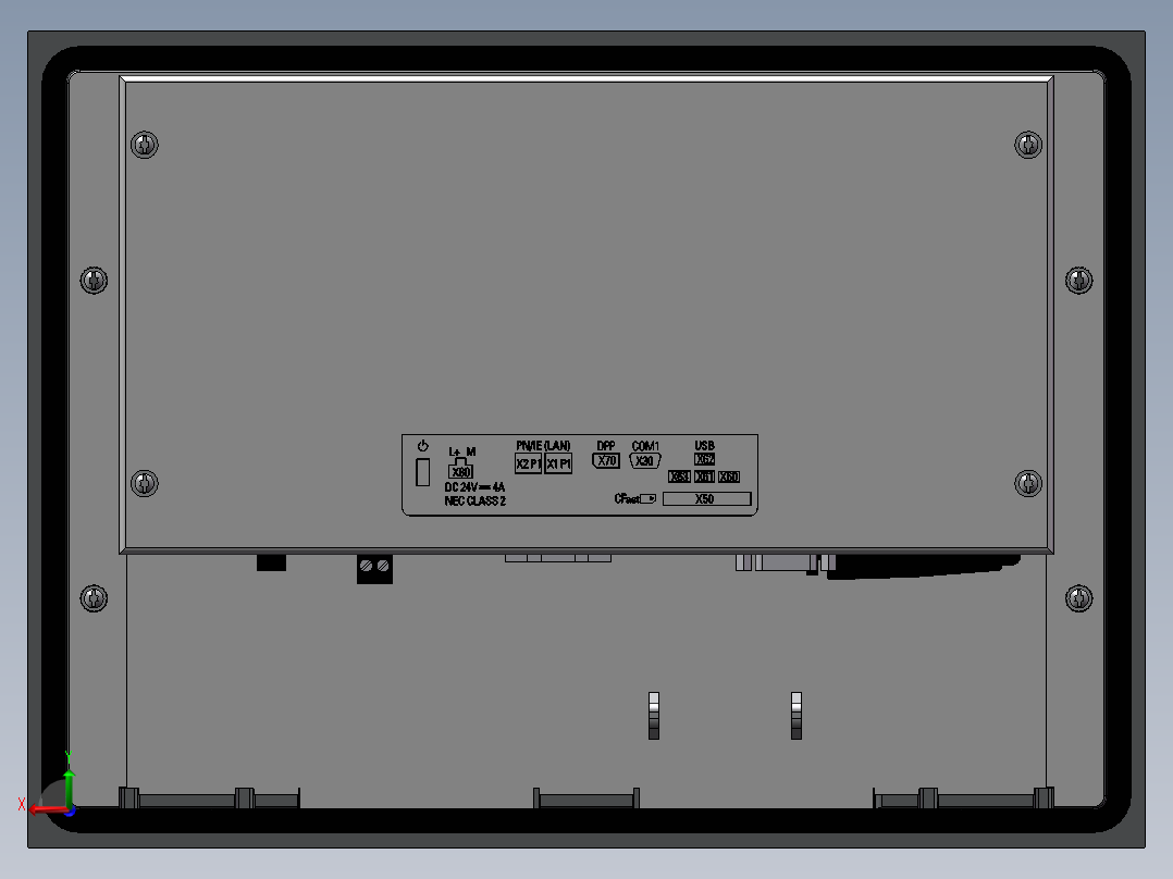 OP50-人机屏~12-G_ST70_XX_93774V~西门子-WCQ后视图