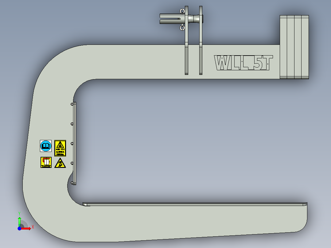 线圈挂钩5T（轻型前视图