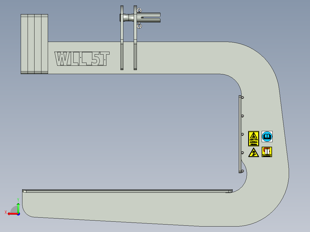 线圈挂钩5T（轻型后视图