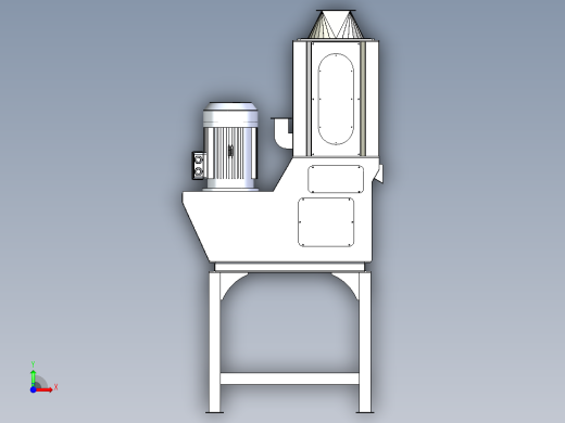 B3003338-玉米 小麦 麦片 去皮机前视缩略图