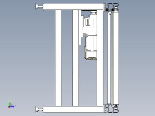 滚筒传输线左视缩略图