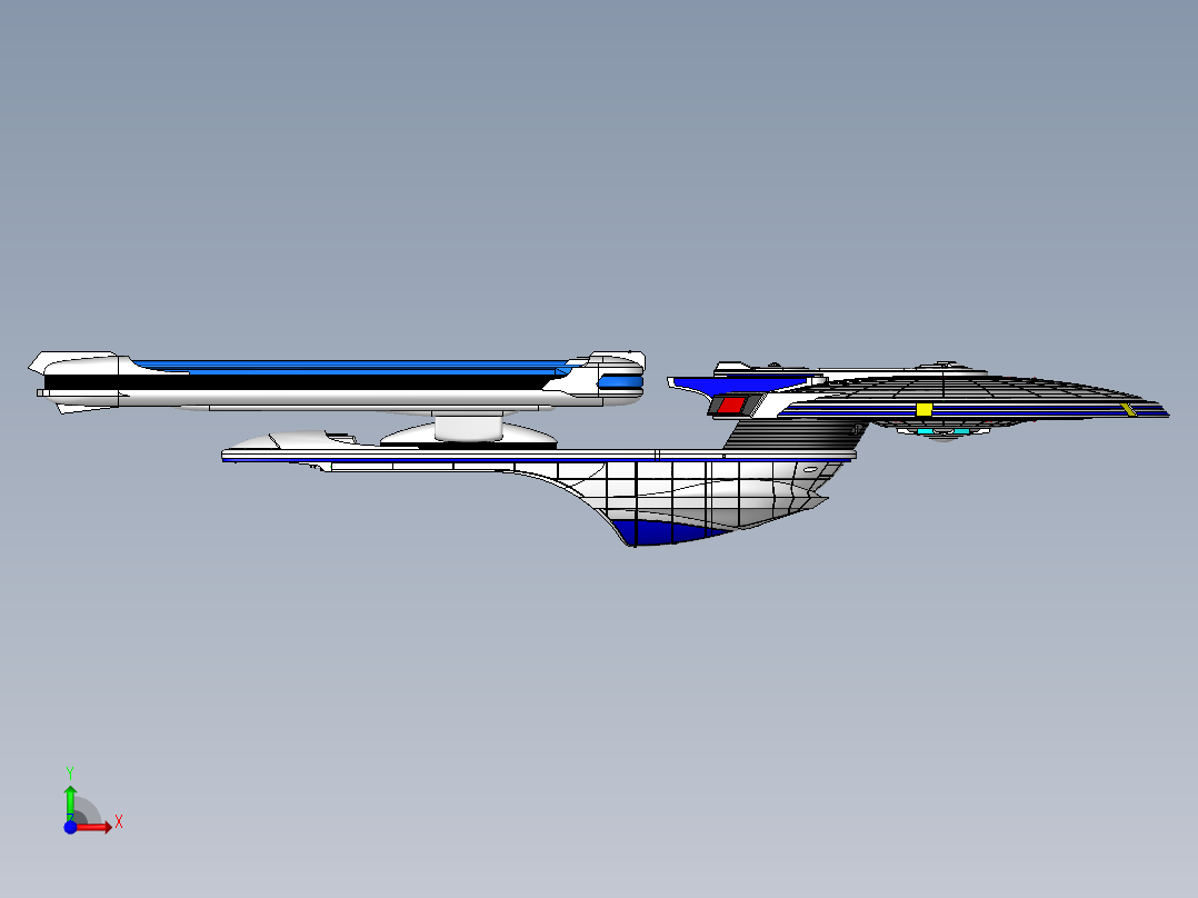 宇宙飞船(8)前视图