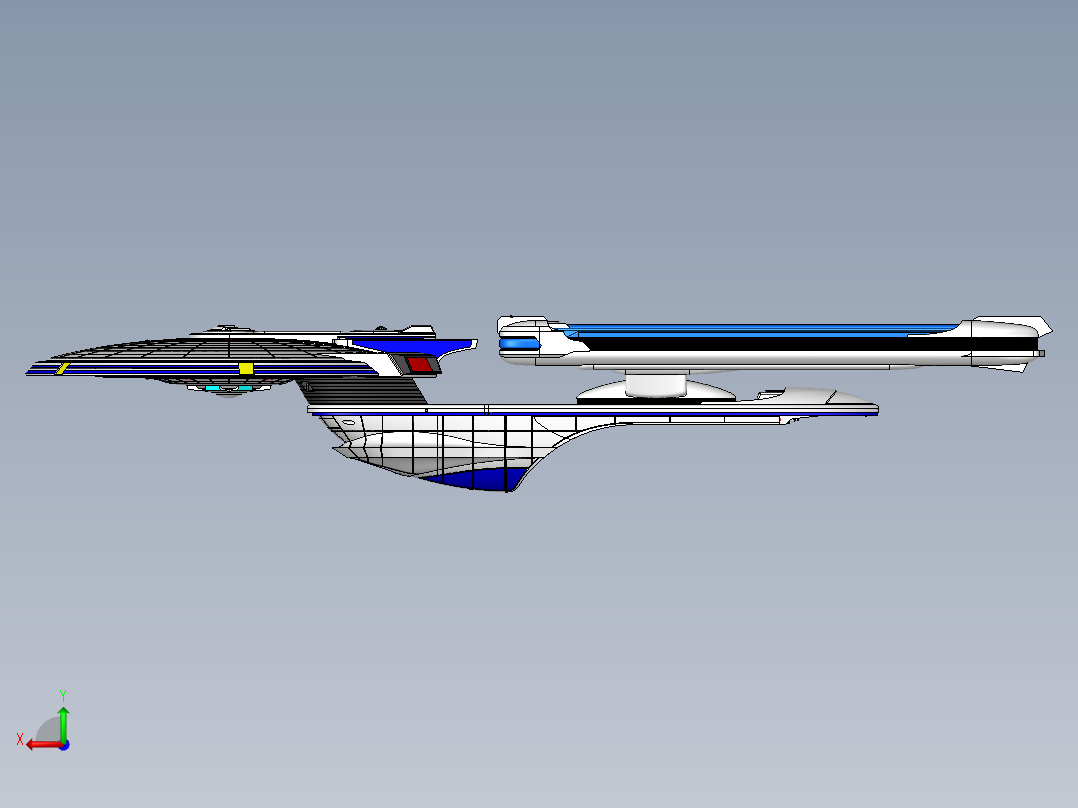 宇宙飞船(8)后视图