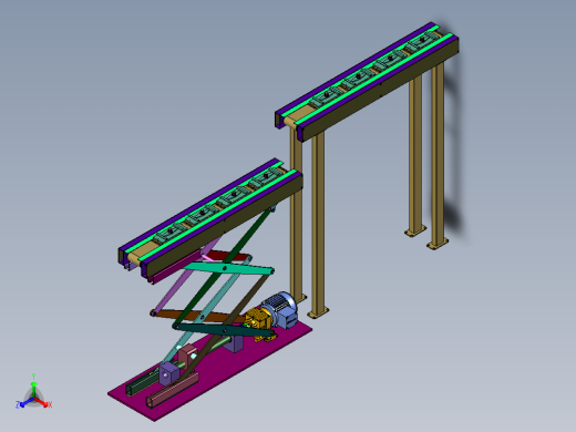 货物可提升式传送带