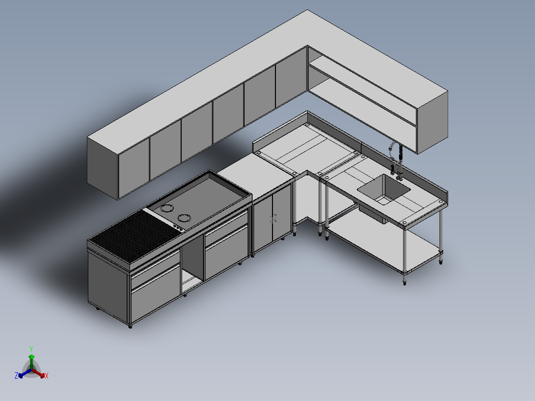 房子、建筑(57)正等轴测图