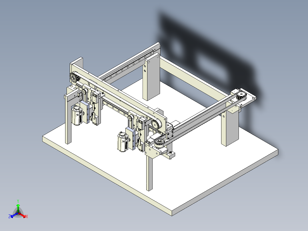 三坐标视觉检测机构