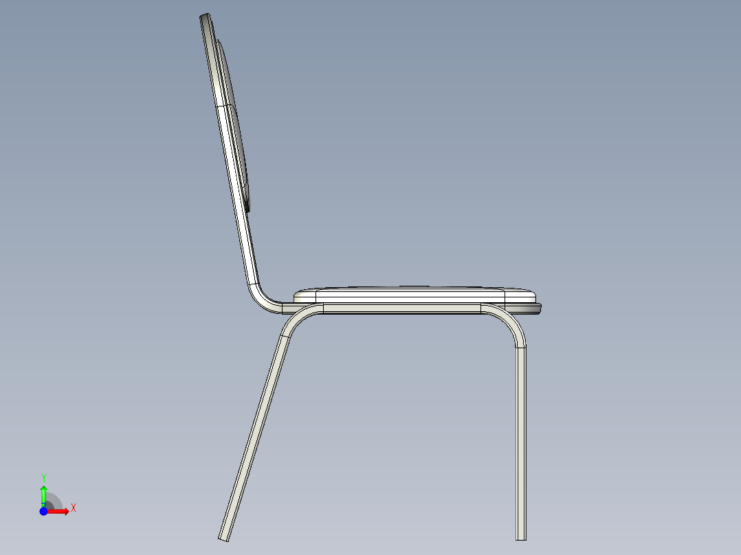 椅子、凳子(8)前视图