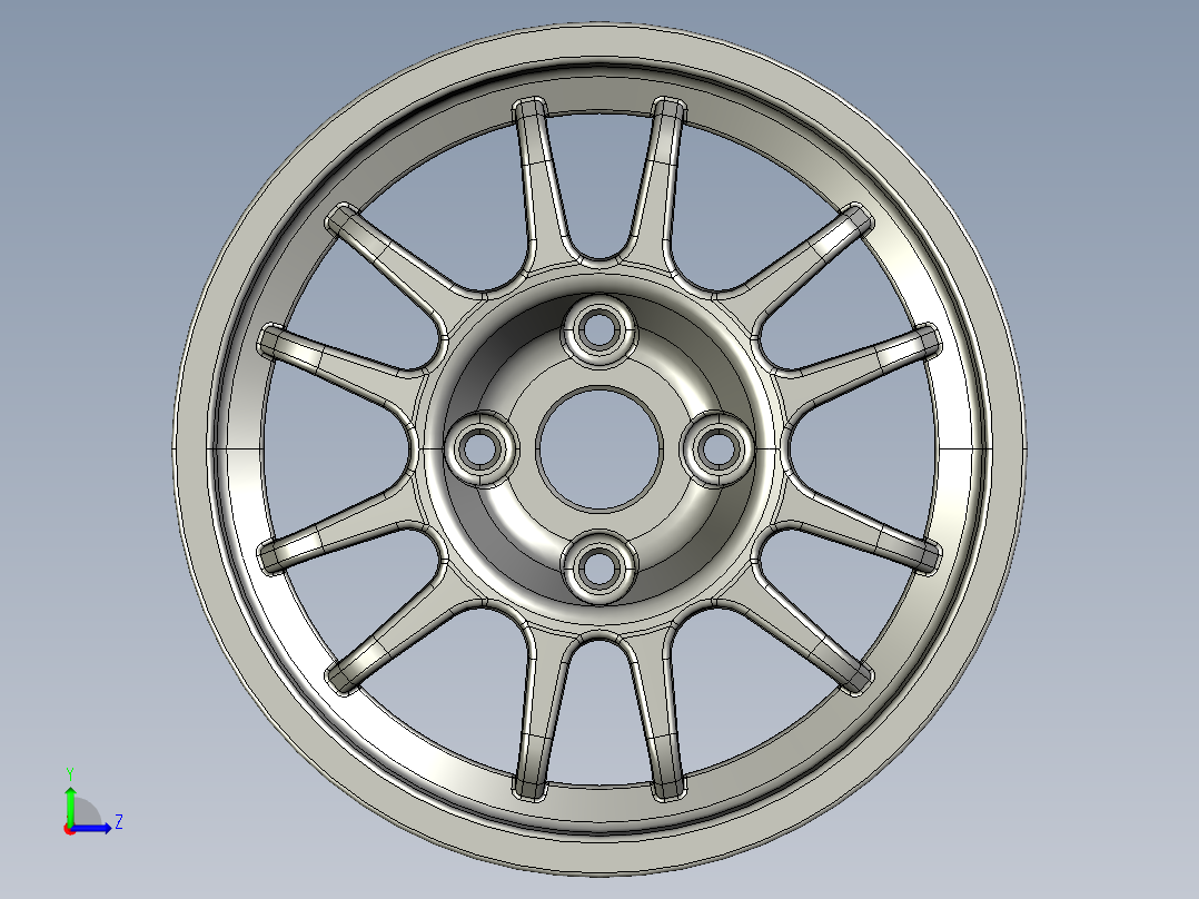 轮毂、轮胎(56)左视图