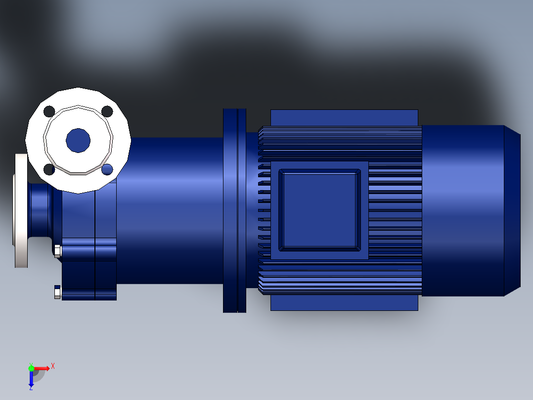 泵、水泵、NGCQ50-40-160高温磁力泵(上海超乐)俯视图