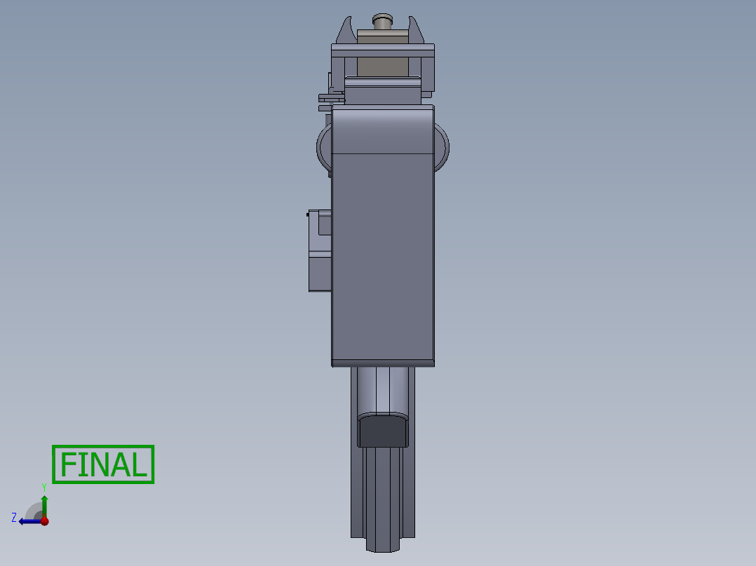 手枪左轮冲锋枪老式狙击步枪设计3D图纸heckler-koch-416 SW IGS右视图