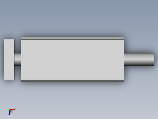 气缸ACQ32x70俯视缩略图