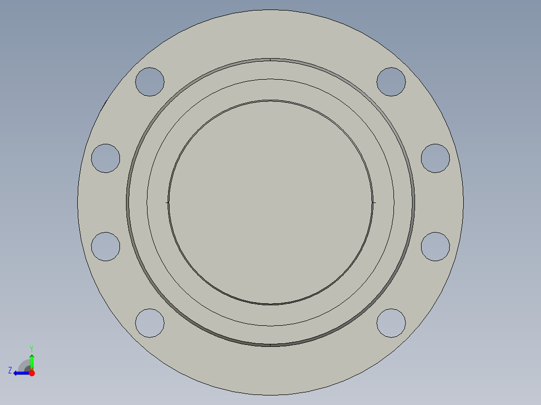 JF16020-5滚珠丝杆3D模型右视图