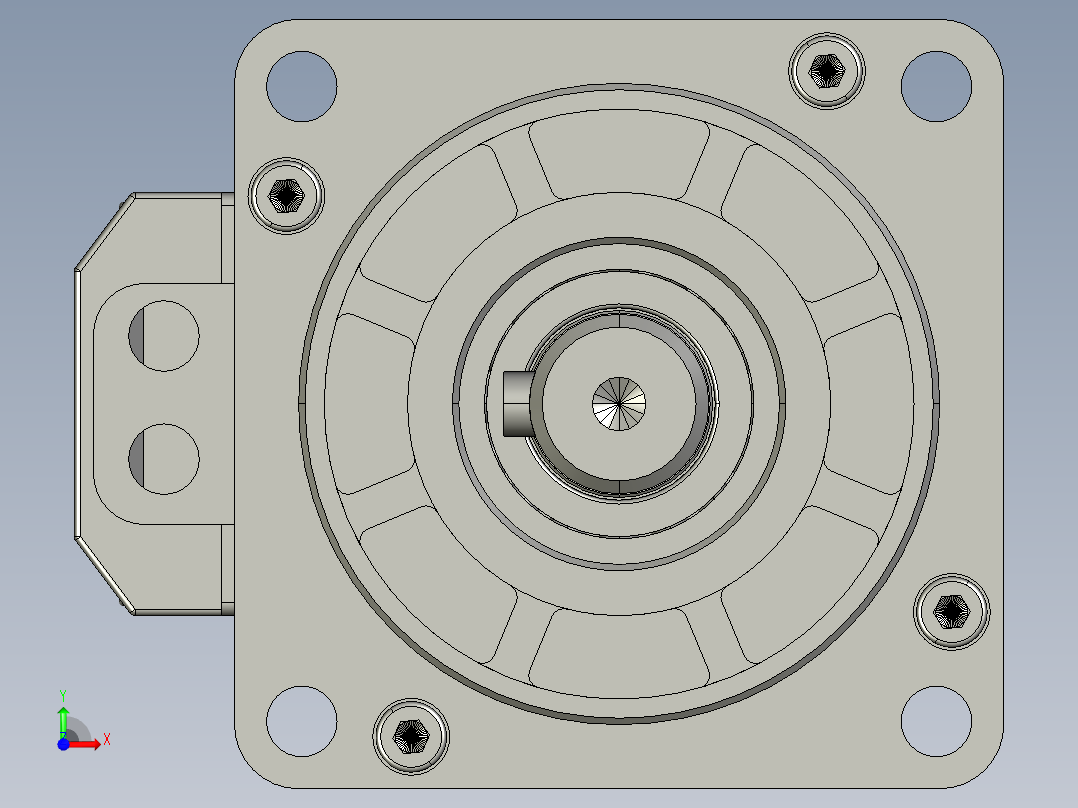 SMC60S-0020-30MAK-5DSU伺服电机前视图