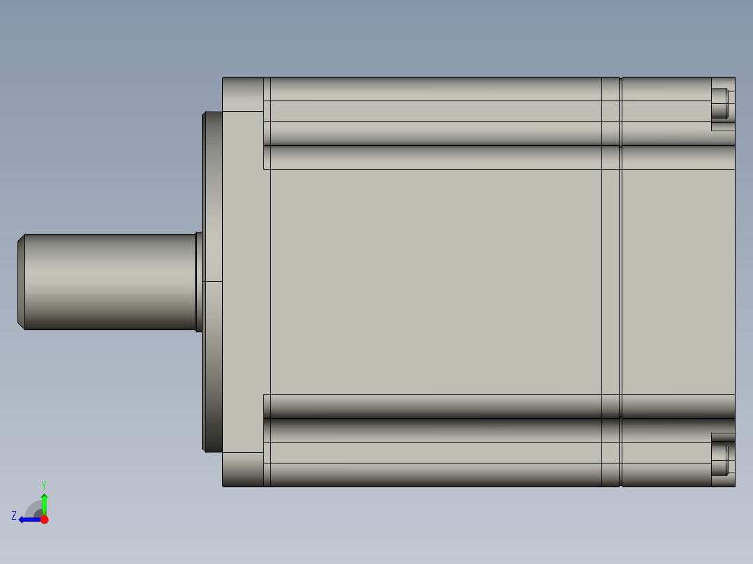 SMC60S-0020-30MAK-5DSU伺服电机右视图