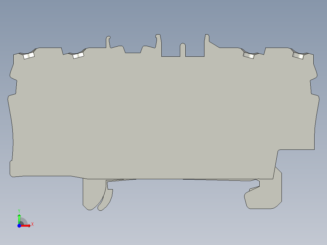 电控柜-111H0007442001-1407四线保护接地端子前视图
