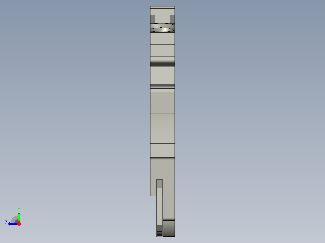 电控柜-111H0007442001-1407四线保护接地端子右视图