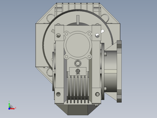 防爆减速电机-NMRV04010FA171B14V5YS-037-2P3前视缩略图