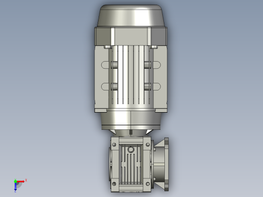 防爆减速电机-NMRV04010FA171B14V5YS-037-2P3俯视缩略图