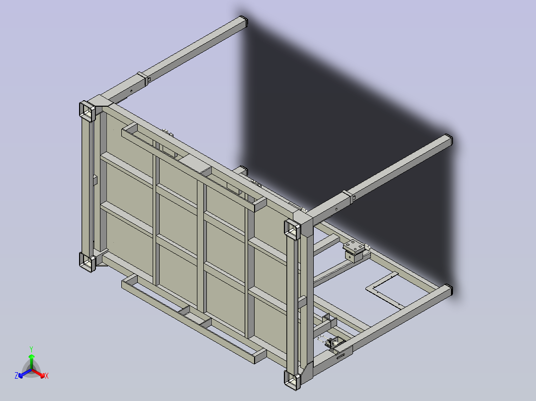 746L-F装配体物流器具主视图